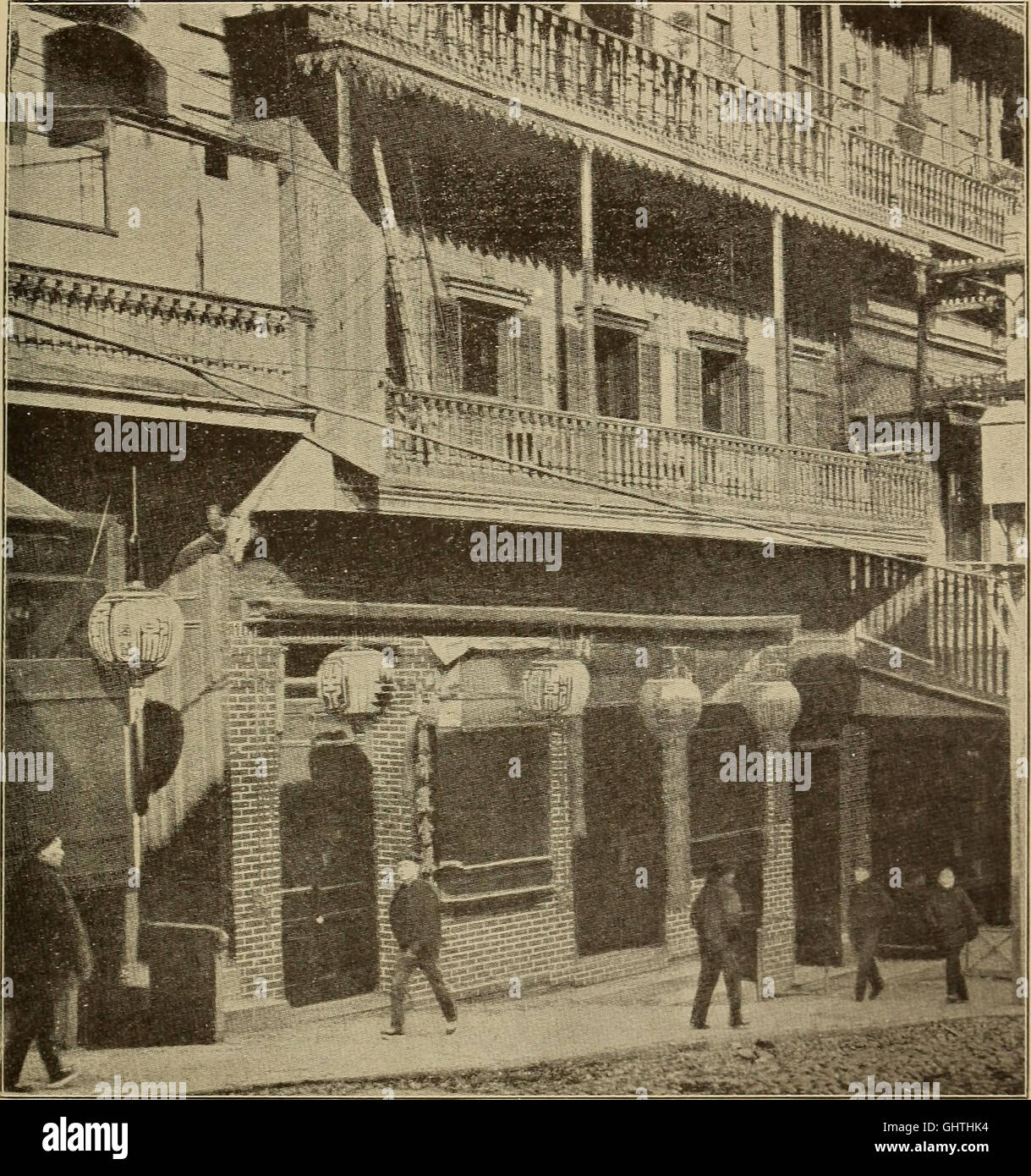 La storia di San Francisco e di emergenza sul Vesuvio horror (1906) Foto Stock