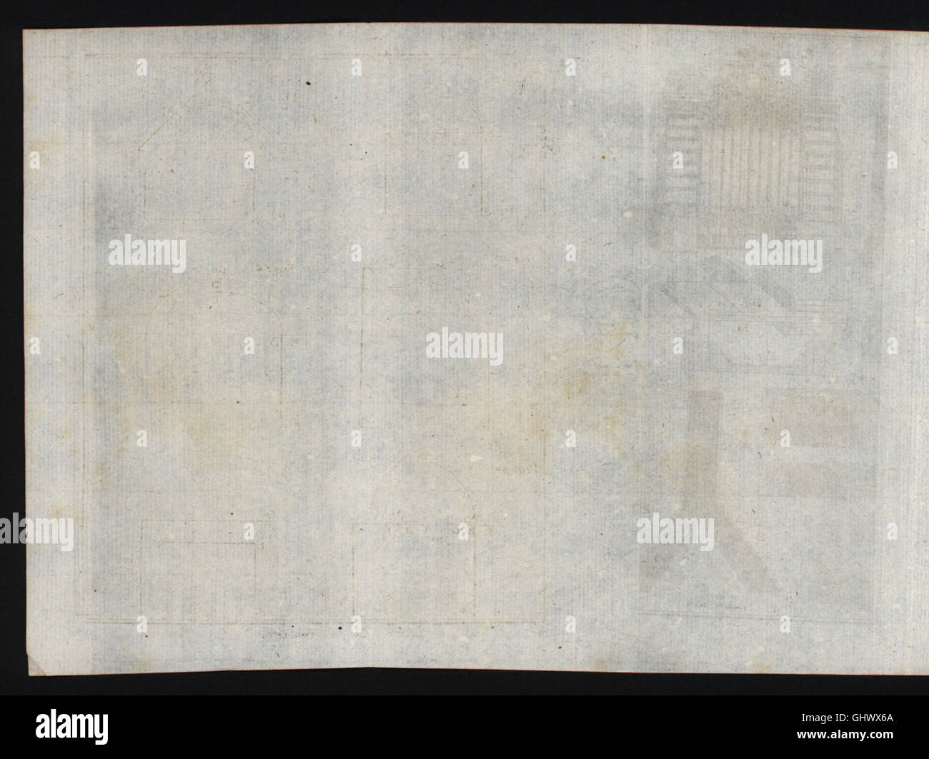 *Éléments de l'Architecture civile* (1772) presenta una guida all'architettura civile, appositamente progettata per gli studenti del Royal Theresian College, offrendo principi e tecniche nella progettazione di edifici. Foto Stock