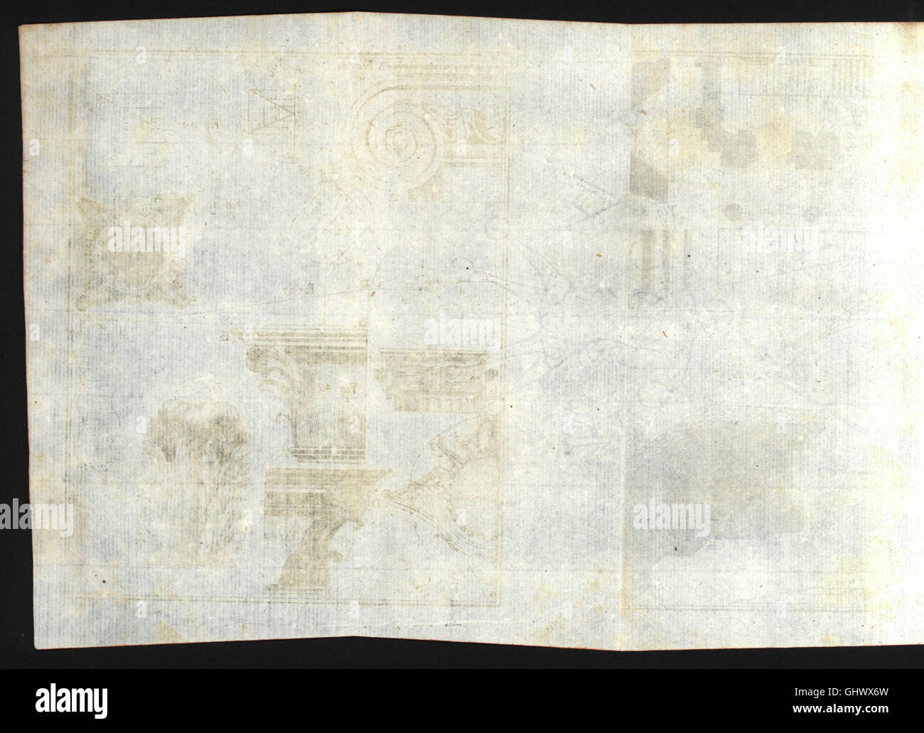 "Éléments de l'Architecture civile" (1772) è un'opera francese sull'architettura civile, specificamente progettata per l'uso di ufficiali di cavalleria presso il Royal College Thérsien, che fornisce linee guida per la costruzione di edifici militari e pubblici. Foto Stock