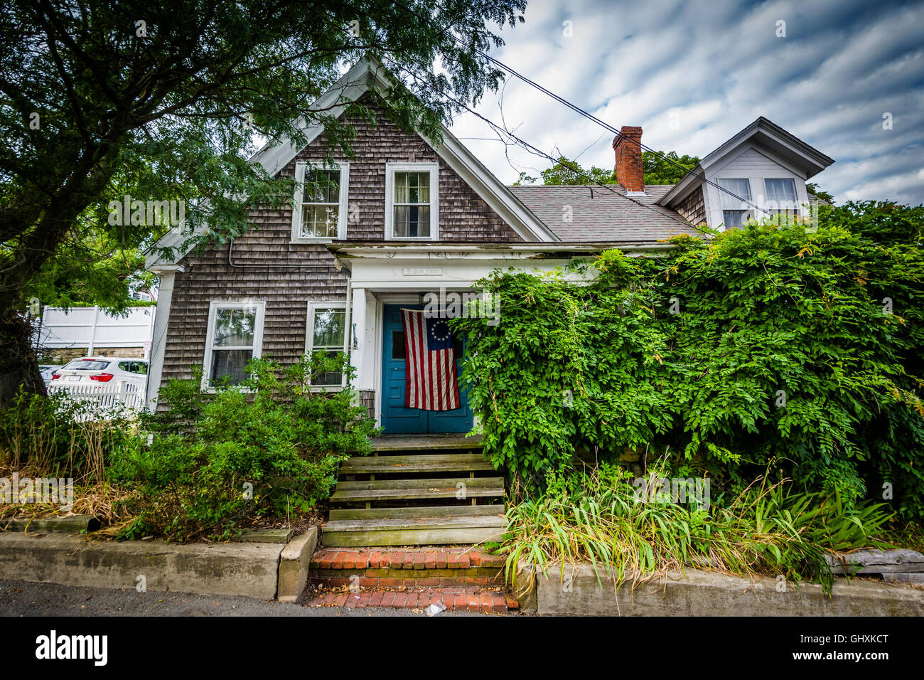 In casa a Provincetown, Cape Cod, Massachusetts. Foto Stock