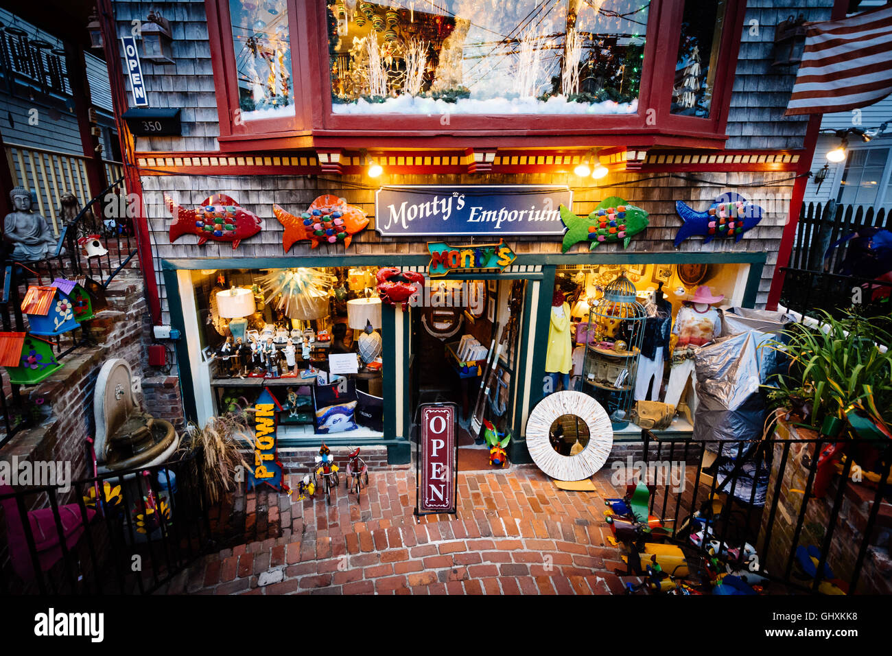 Shop in a Provincetown, Cape Cod, Massachusetts. Foto Stock