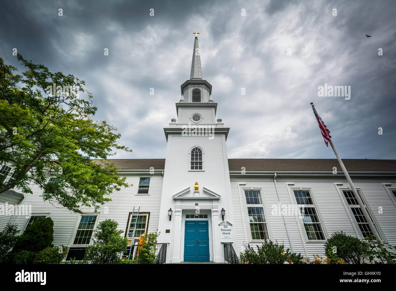 La Chiesa Federated, in Hyannis Cape Cod, Massachusetts. Foto Stock