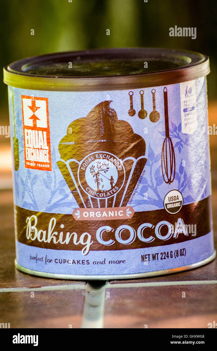 Parità di Exchange organico di cacao di cottura Foto Stock