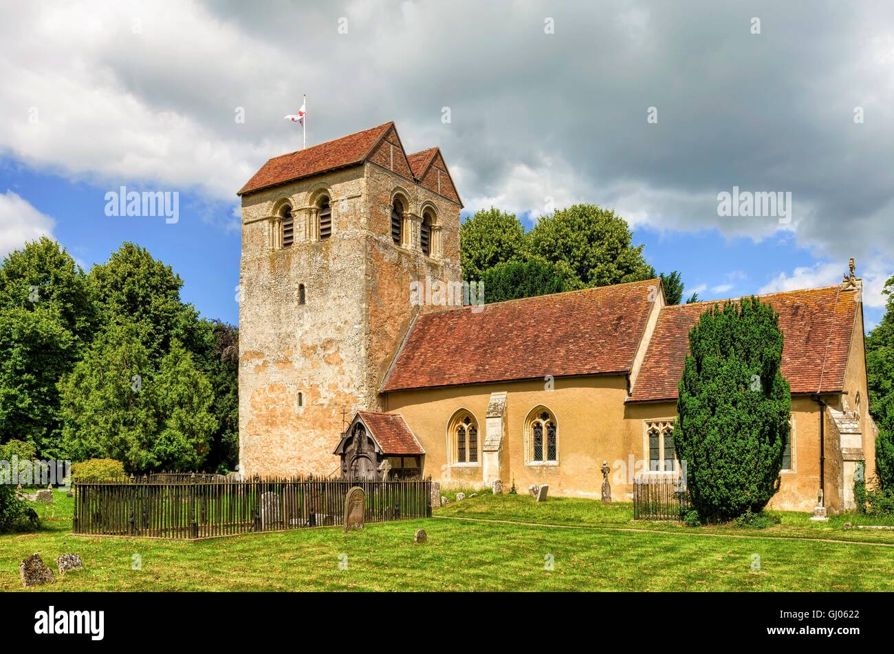 Chiesa parrocchiale, Fingest, Buckinghamshire, Inghilterra Foto Stock