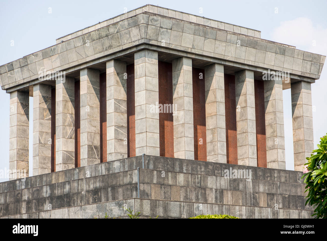 Mausoleo di Ho Chi Minh, Hanoi Foto Stock