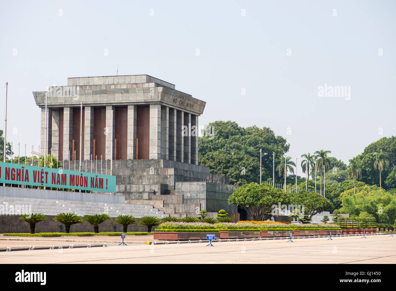Mausoleo di Ho Chi Minh, Hanoi Foto Stock