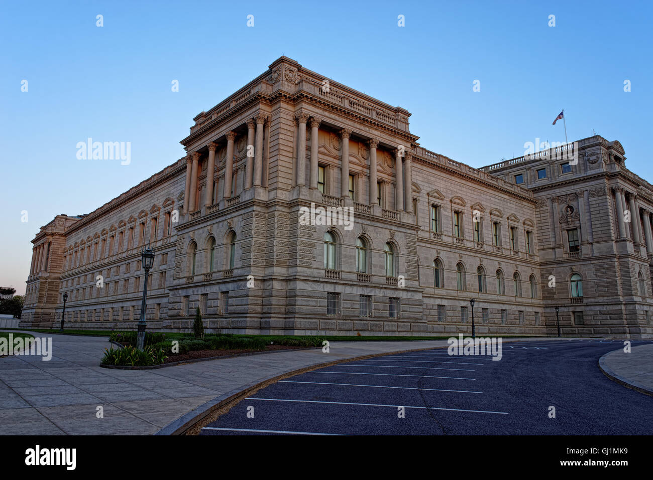 Visualizzare presso la Biblioteca del Congresso si trova a Washington DC, Stati Uniti d'America. Si tratta di una libreria di ricerca e serve per il Congresso degli Stati Uniti. Essa è la più antica federale di istituzione culturale in noi. Foto Stock