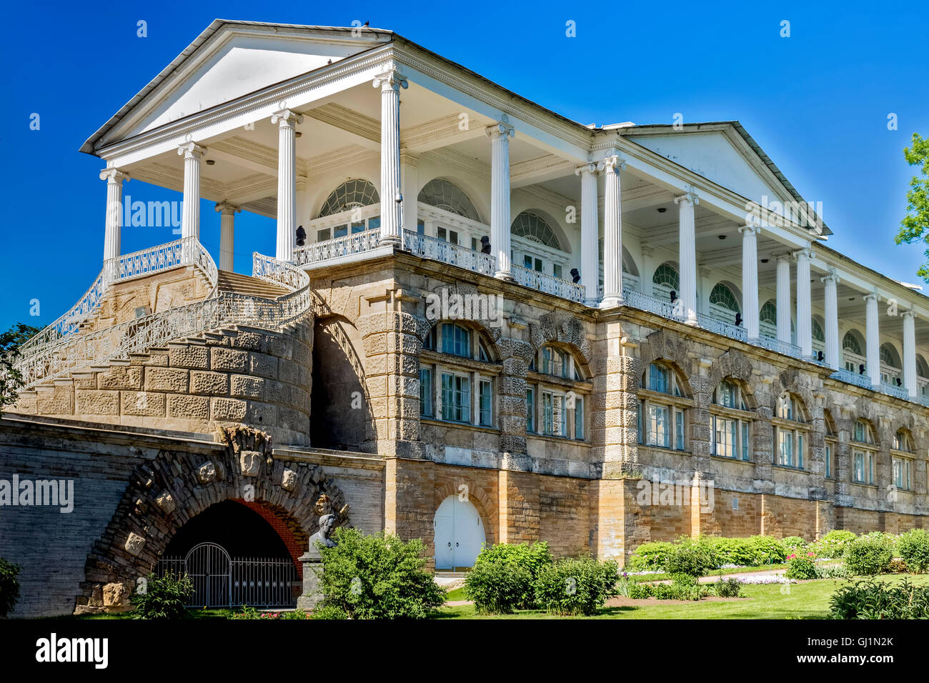 Il Cameron Gallery Il Palazzo di Caterina Pushkin San Pietroburgo Russia Foto Stock