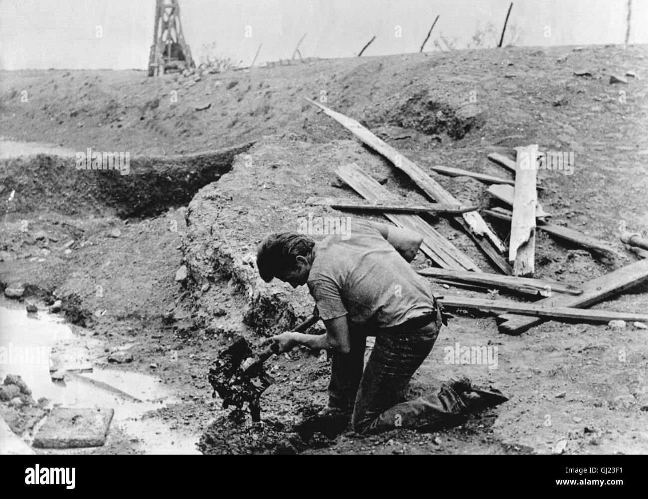 Giganten (gigante) USA 1955 Regie: George Stevens Szene: James Dean (Jett Rink) Foto Stock