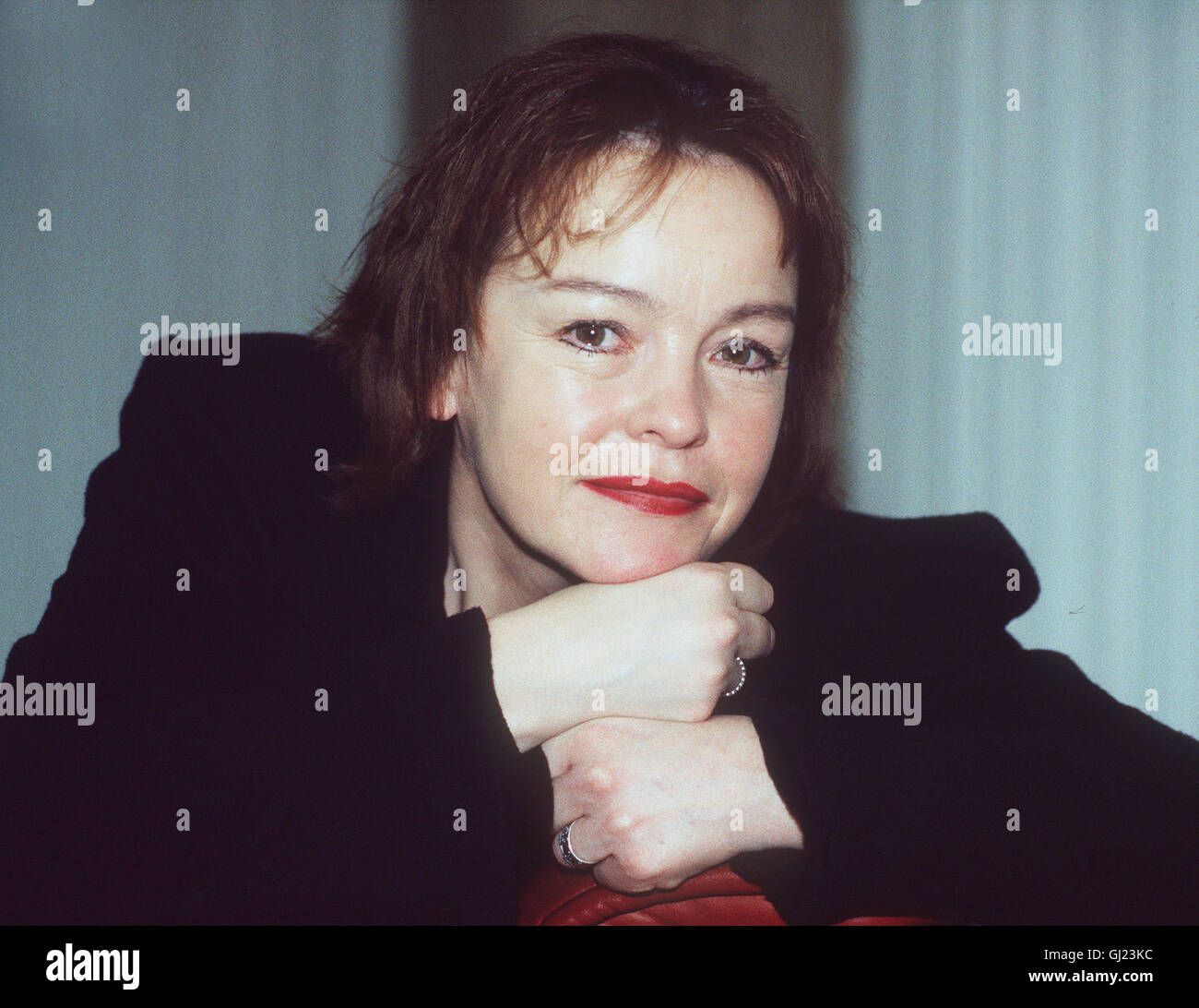 Schauspielerin Katrin Sass, Ritratto aus den 1990er Jahren. Foto Stock