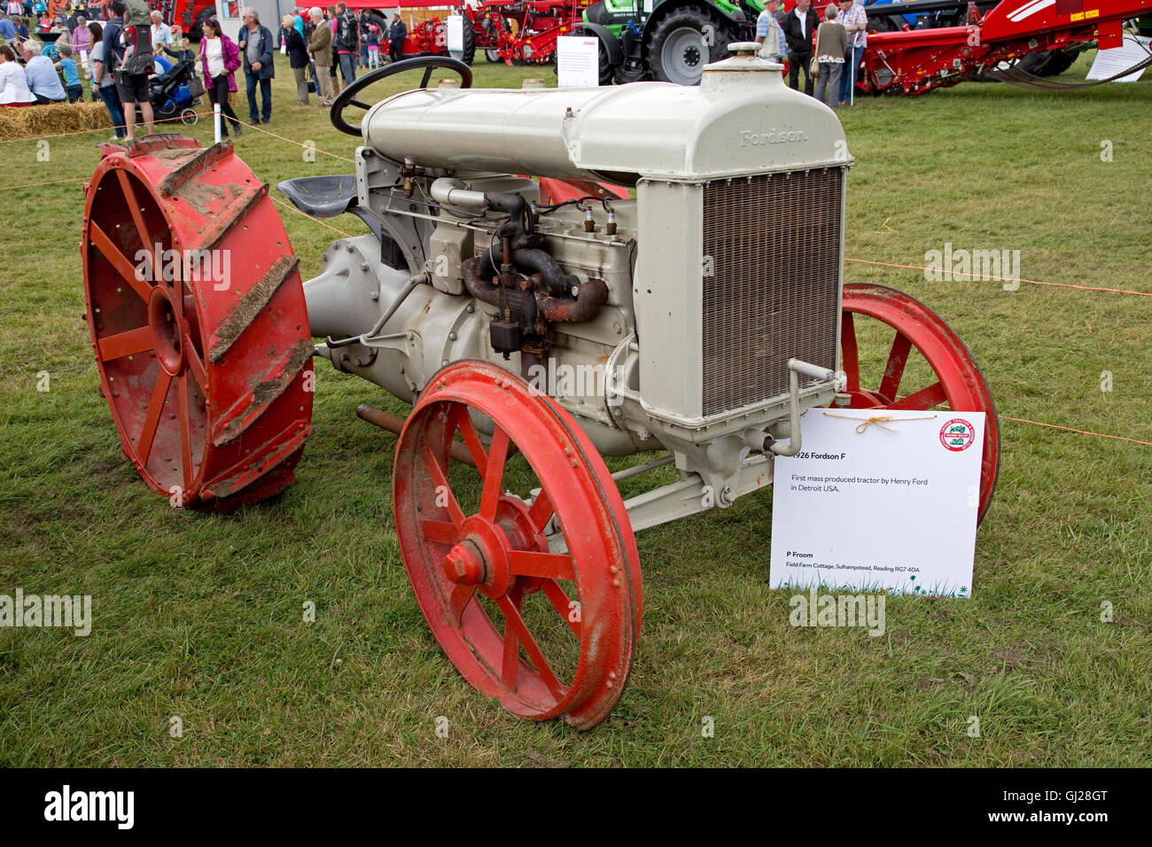 1926 Fordson F vintage Countryfile trattore Live Blenheim 1966 REGNO UNITO Foto Stock