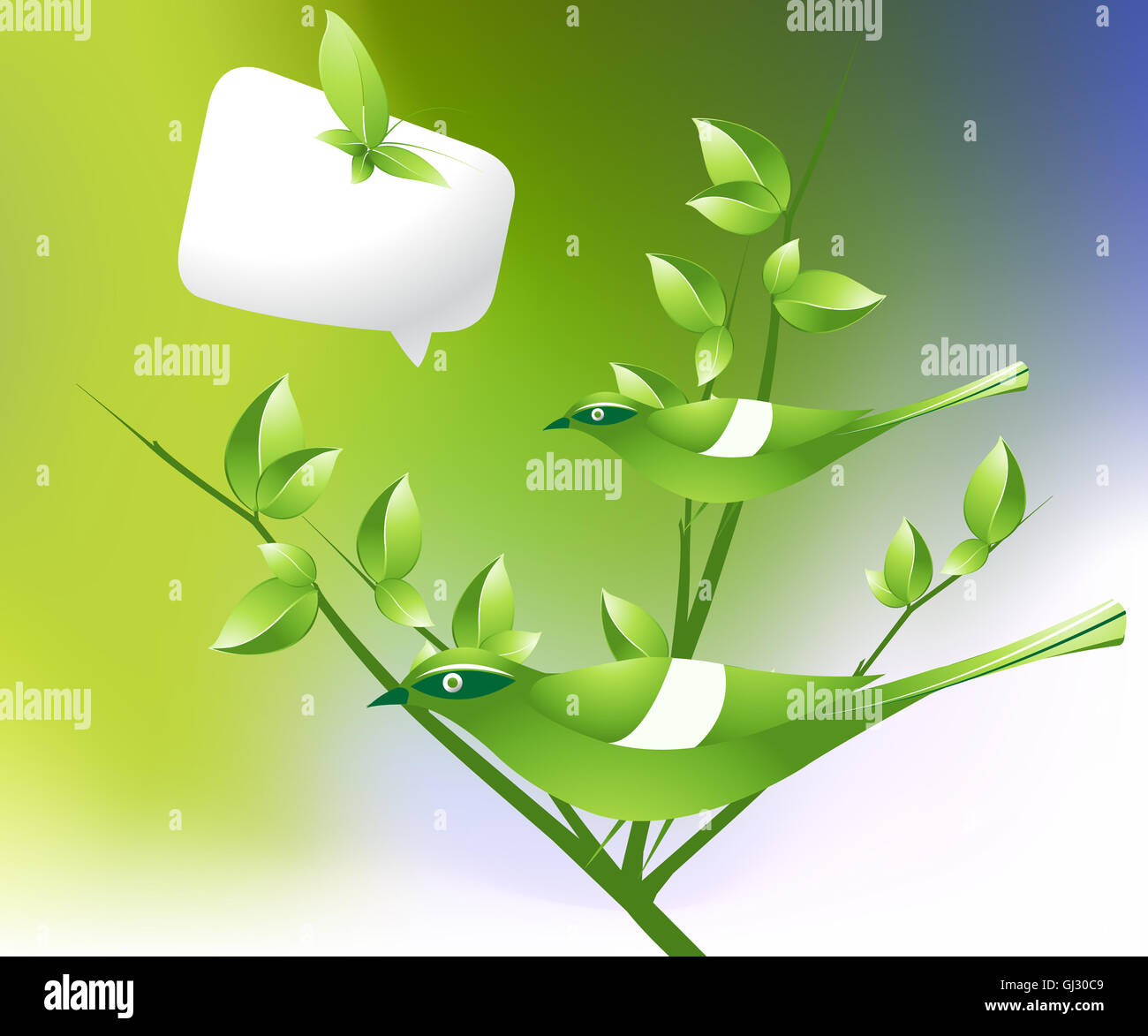 Concetto di ecologia Foto Stock