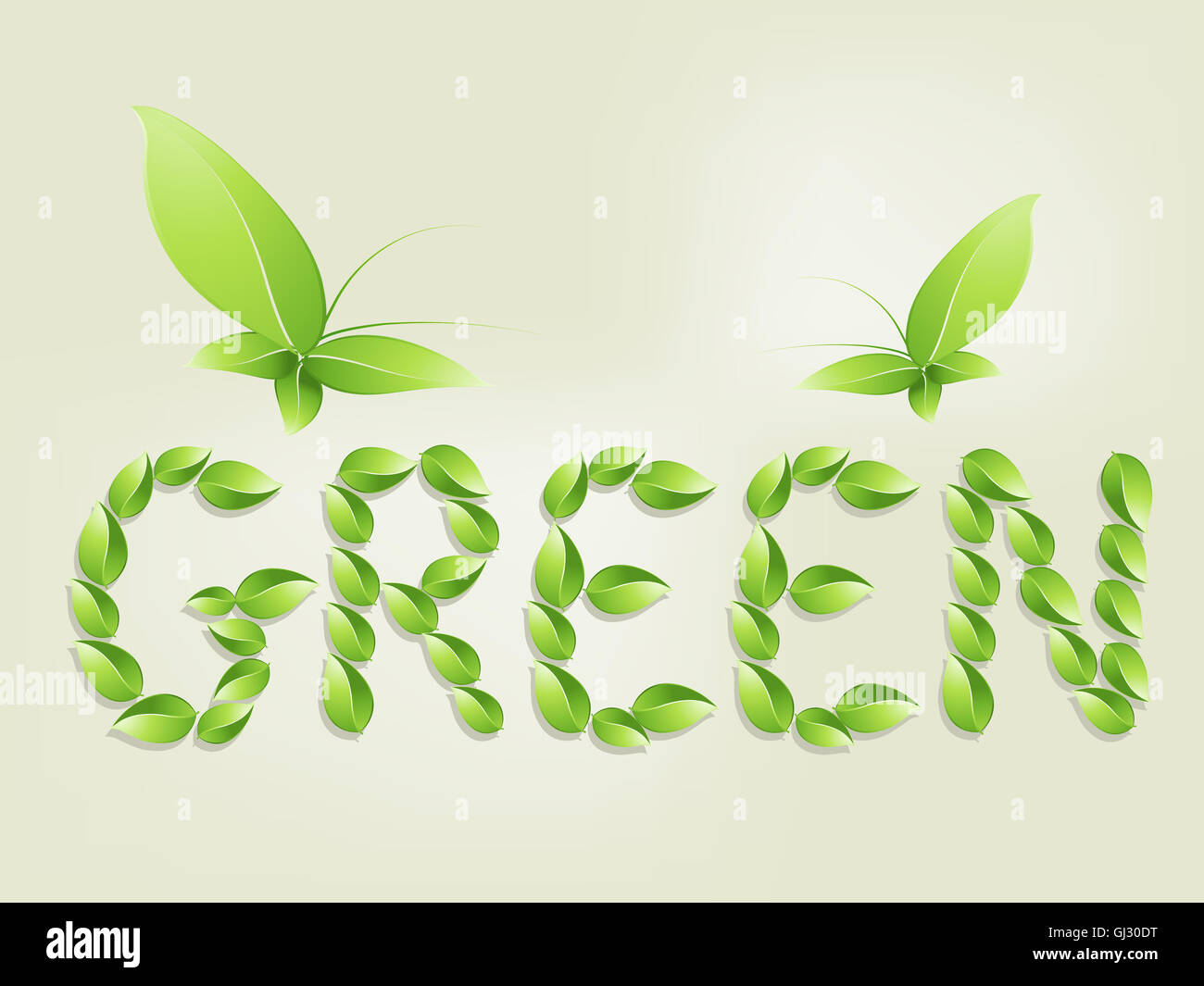 Concetto di ecologia Foto Stock