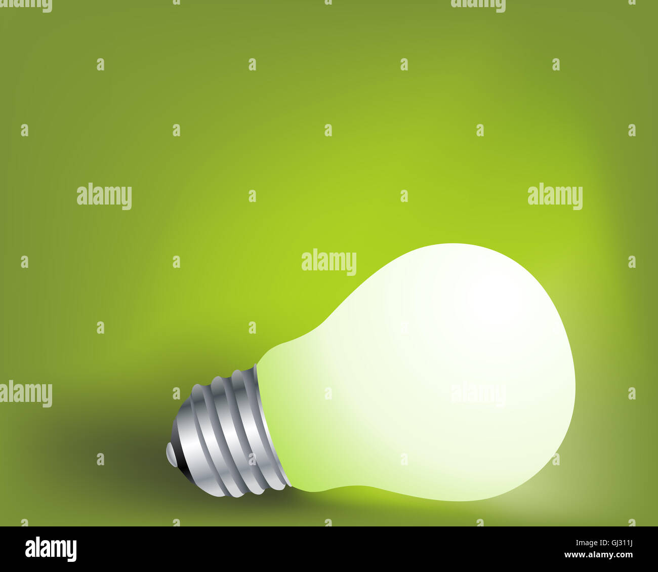 Lampada ad incandescenza Foto Stock