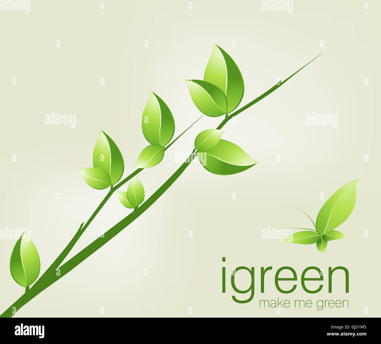 Concetto di ecologia Foto Stock