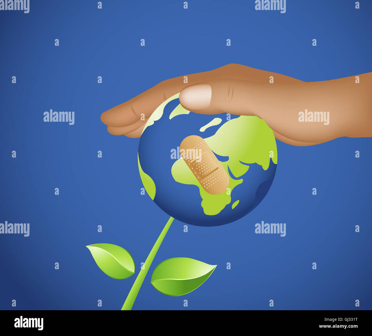 Illustrazione di business Foto Stock