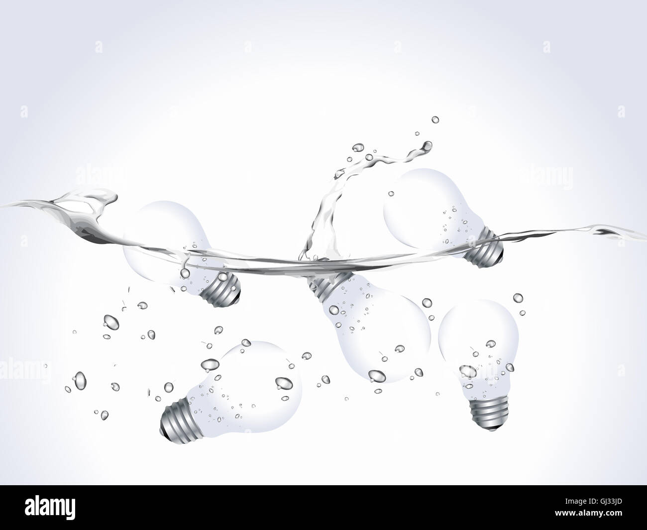 Lampada ad incandescenza Foto Stock