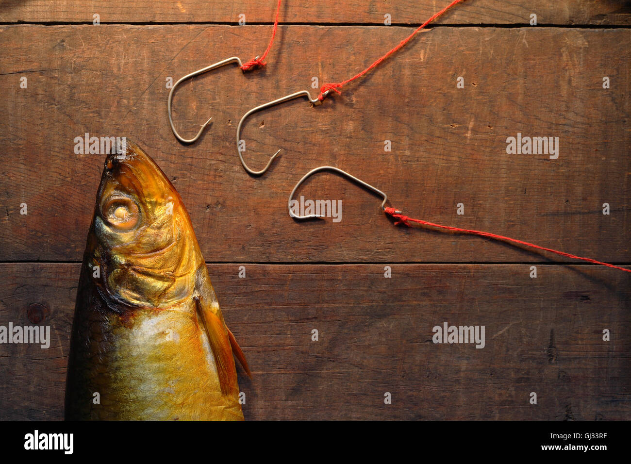 Concetto di pesca Foto Stock