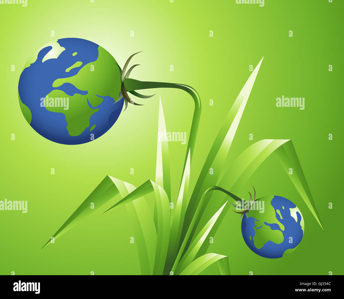 Concetto di ecologia Foto Stock