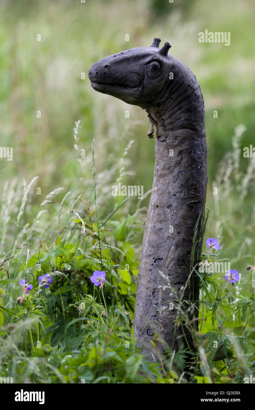 Il modello del famoso mostro di Loch Ness Foto Stock