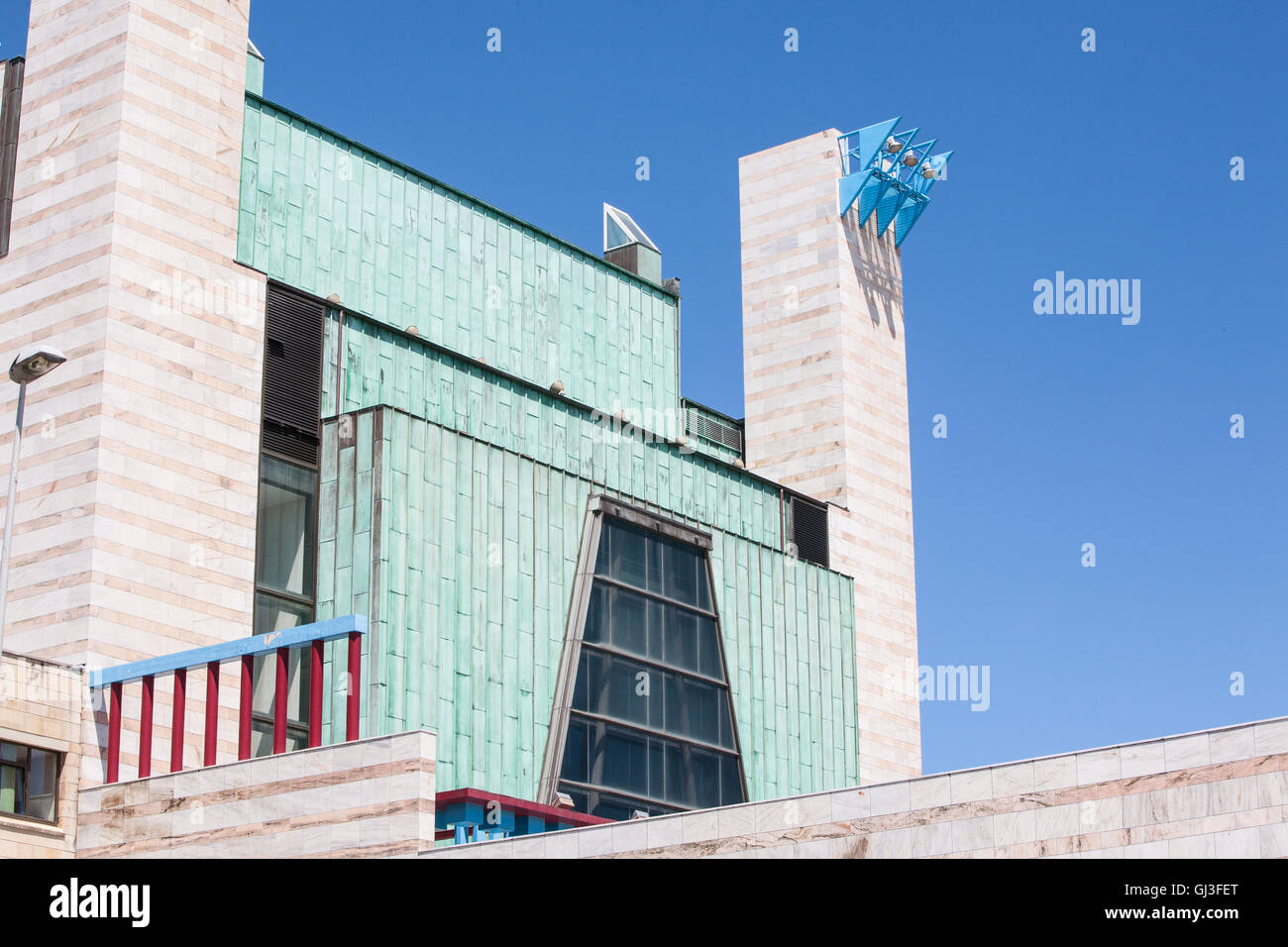 Architettura design di PFC Palacio De Festivales de Cantabria,Spagna.(festival palace, grande capacità di prestazioni sede) Foto Stock