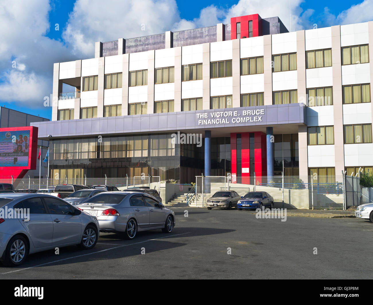 dh Scarborough TOBAGO CARIBBEAN Victor e Bruce Financial Complex offshore banca d'investimento bancario antille banche Foto Stock