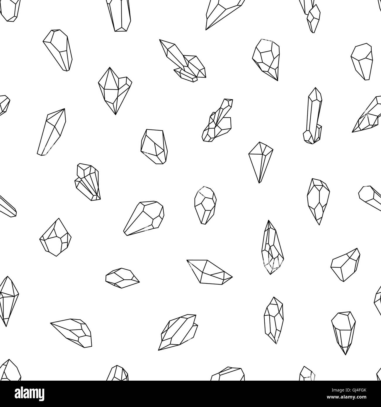 Vector seamless pattern di diamanti Illustrazione Vettoriale