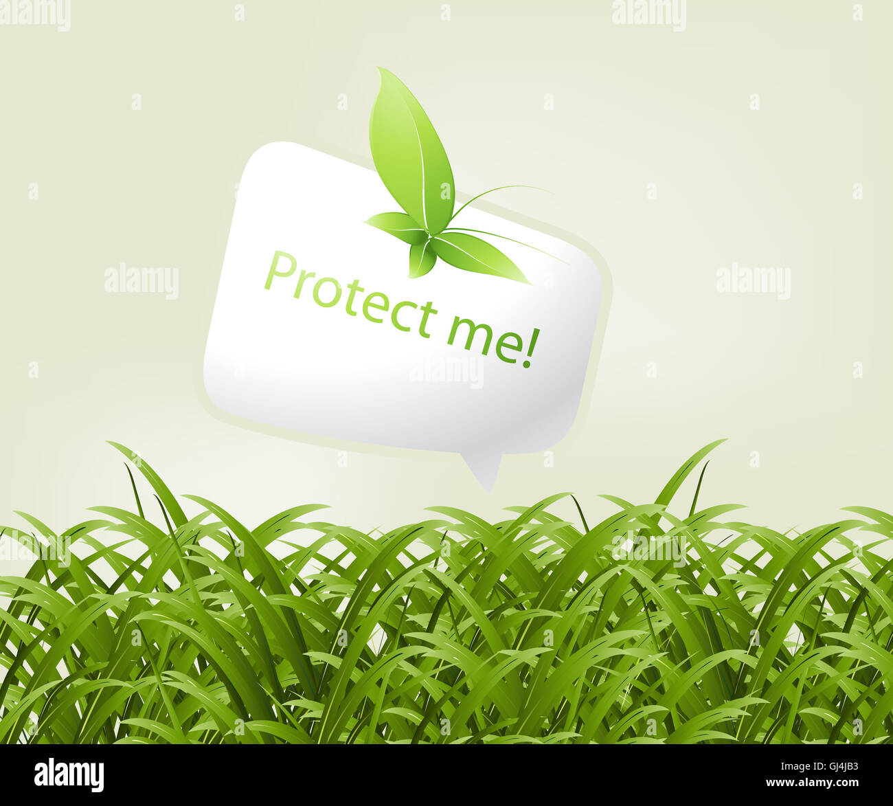 Concetto di ecologia Foto Stock