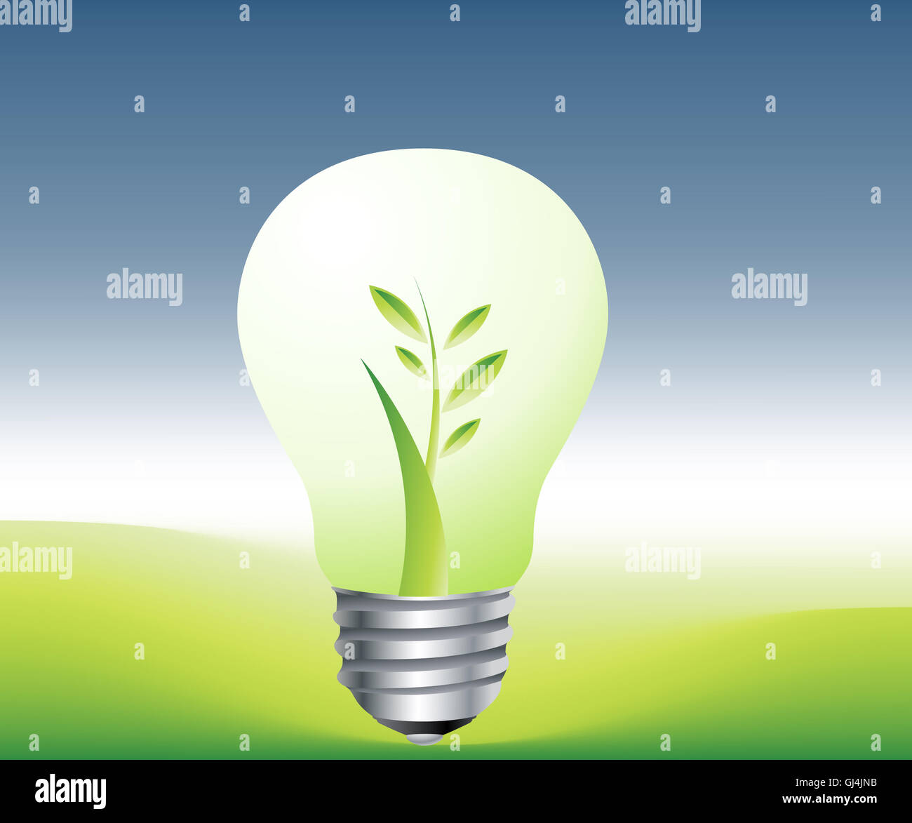 Concetto di ecologia Foto Stock