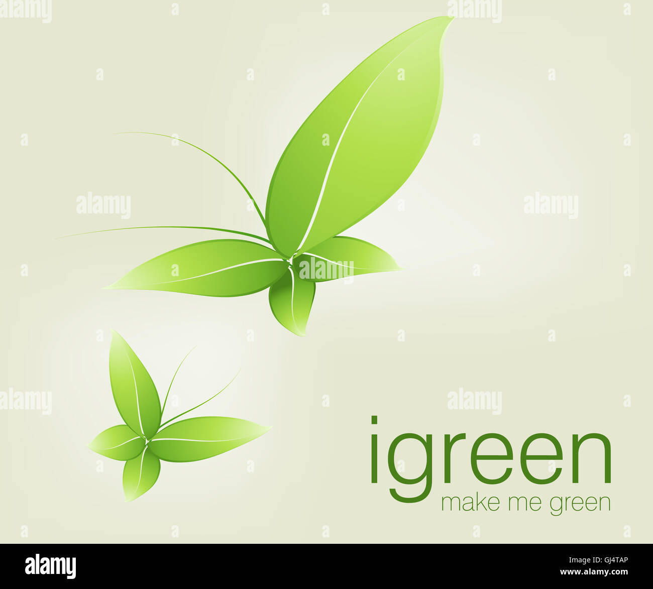 Concetto di ecologia Foto Stock