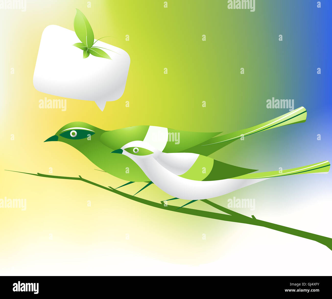 Concetto di ecologia Foto Stock