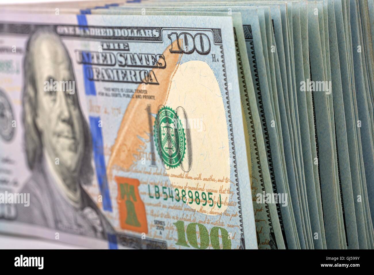 Dollari americani, un background aziendale Foto Stock