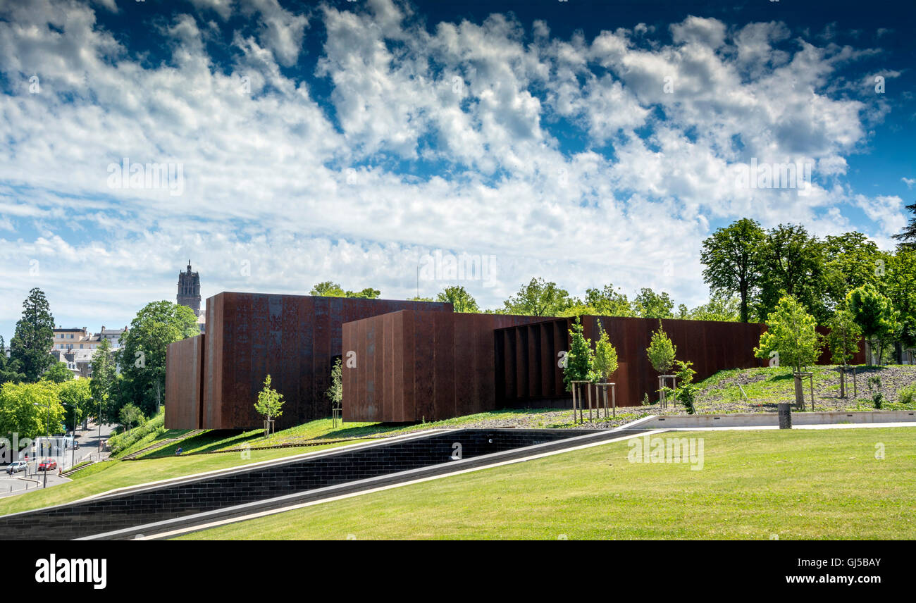 Pierre Soulages Museum . Artista francese pittore. Architetto RCR. Rodez. Aveyron. Francia Foto Stock