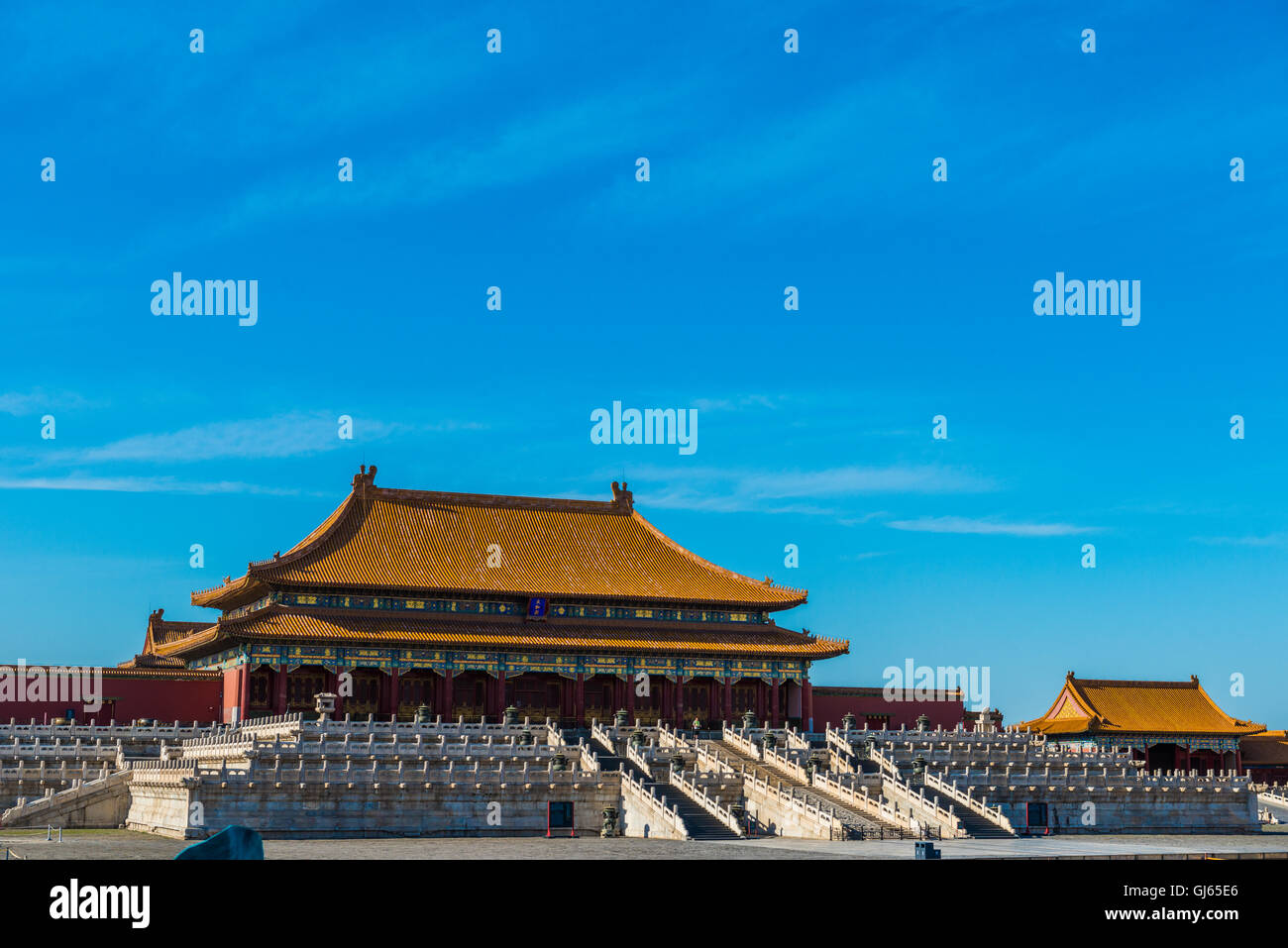 Sala della suprema armonia, Città Proibita di Pechino, Cina Foto Stock