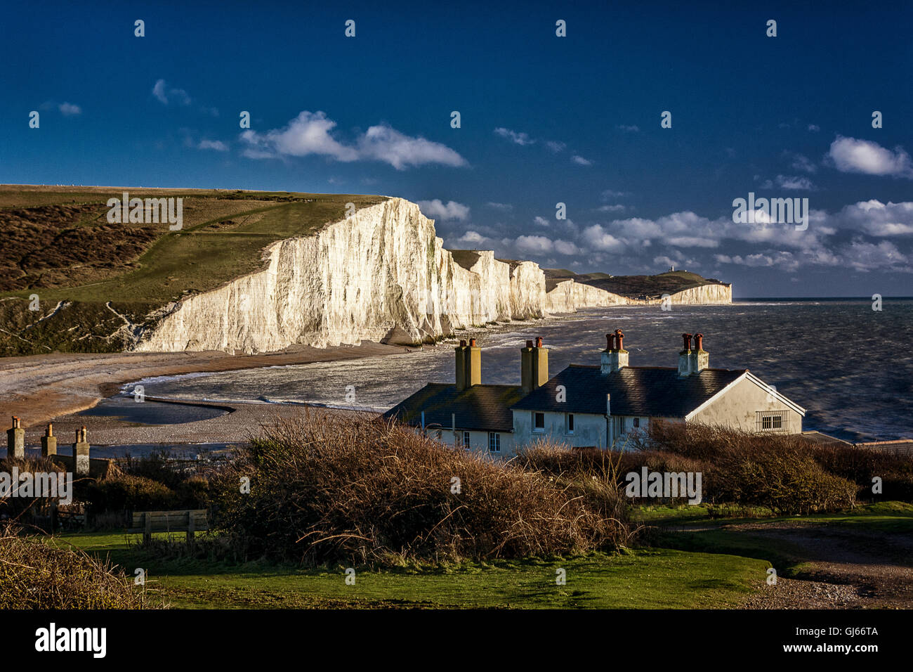 Sette sorelle, Seaford, East Sussex Foto Stock