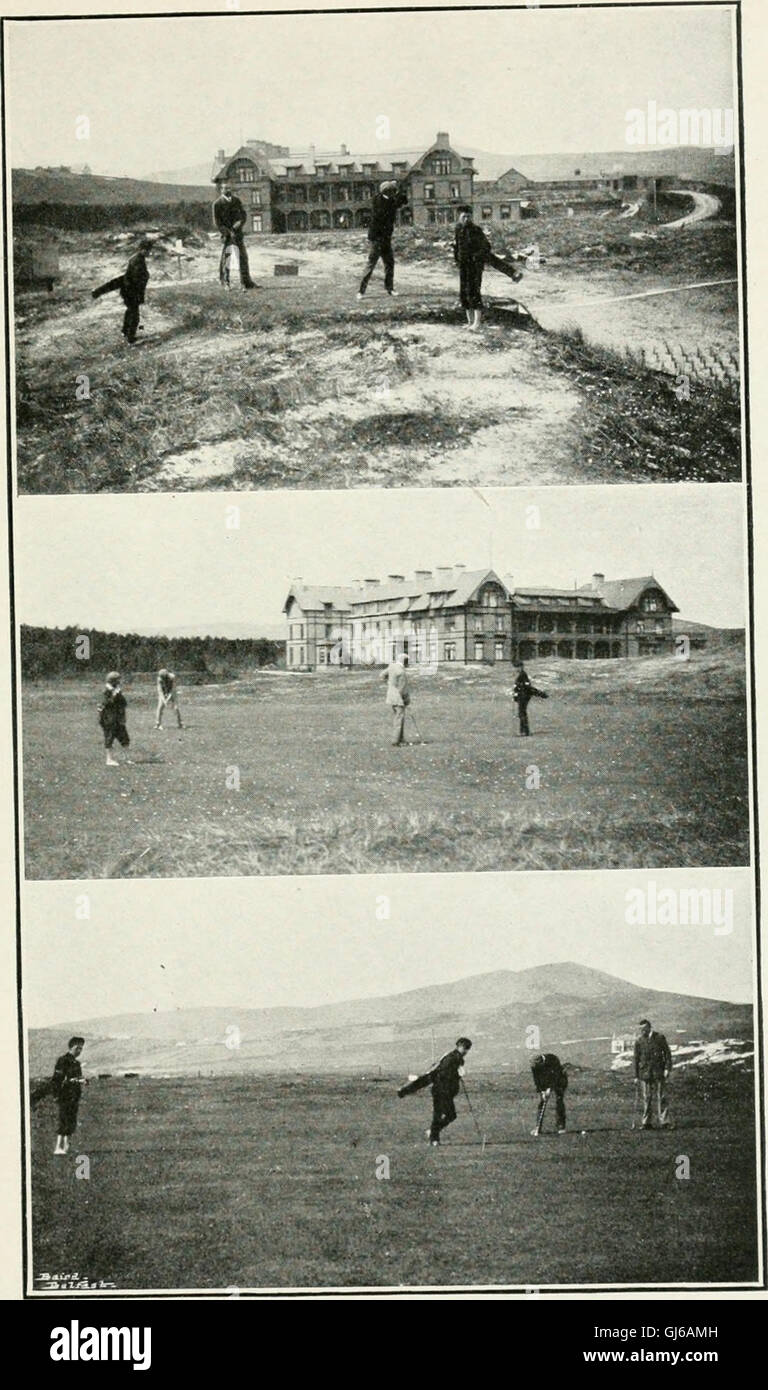 Il pittoresco Donegal- le sue montagne, fiumi e laghi. Essendo la grande ferrovia settentrionale (Irlanda) Società guida illustrata della sportiva e touring motivi dell'Irlanda del Nord (1908) Foto Stock