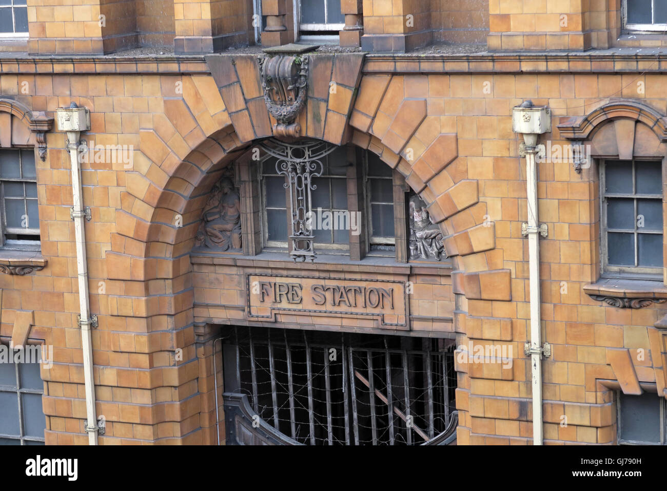 Ingresso 50 London Road stazione dei vigili del fuoco, Manchester, M1 2PH Foto Stock