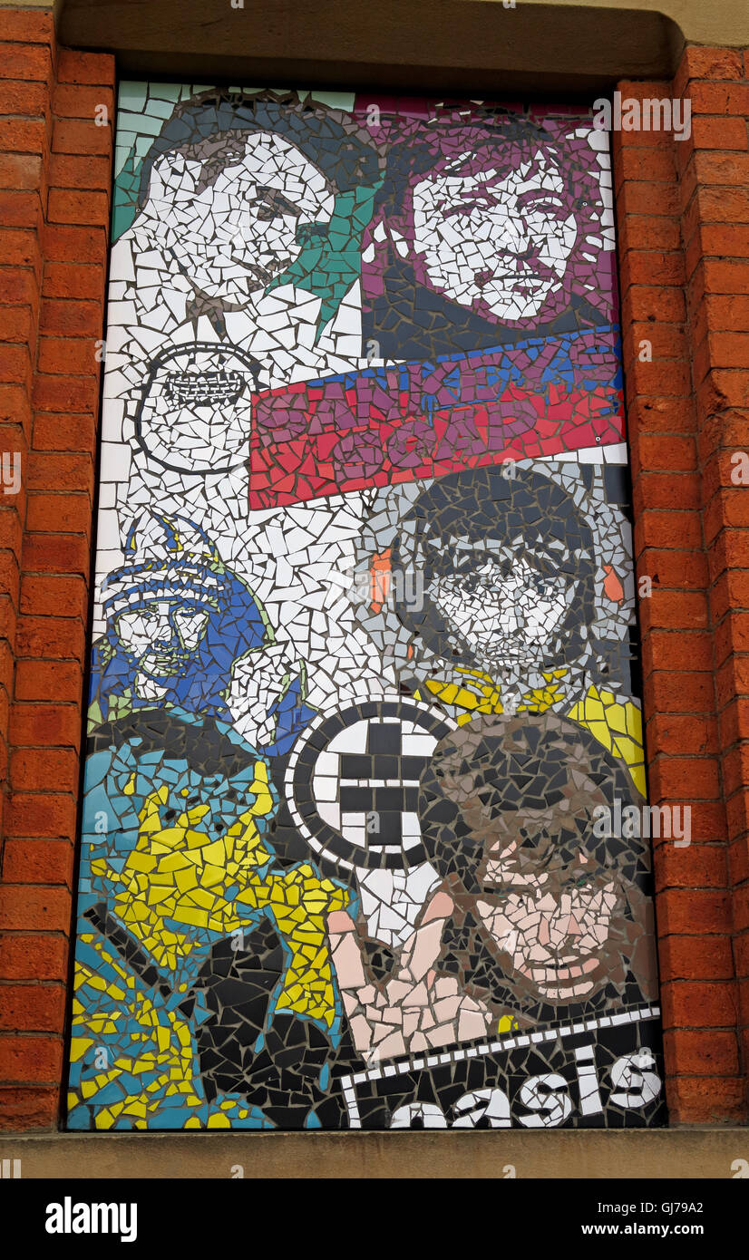 Afflecks Palace Manchester musica, Smiths,oasi,Noel,Badly Drawn Boy,prendere che Foto Stock