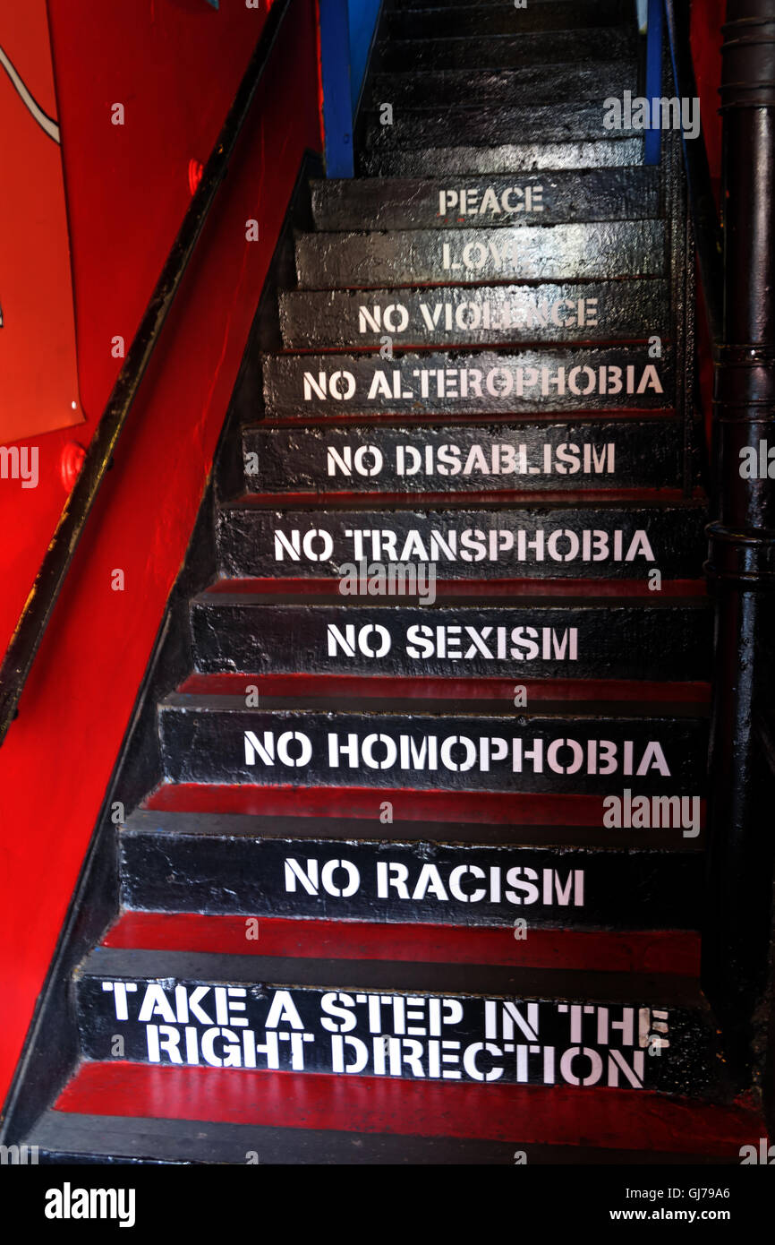 Afflecks Palace Manchester passi Foto Stock