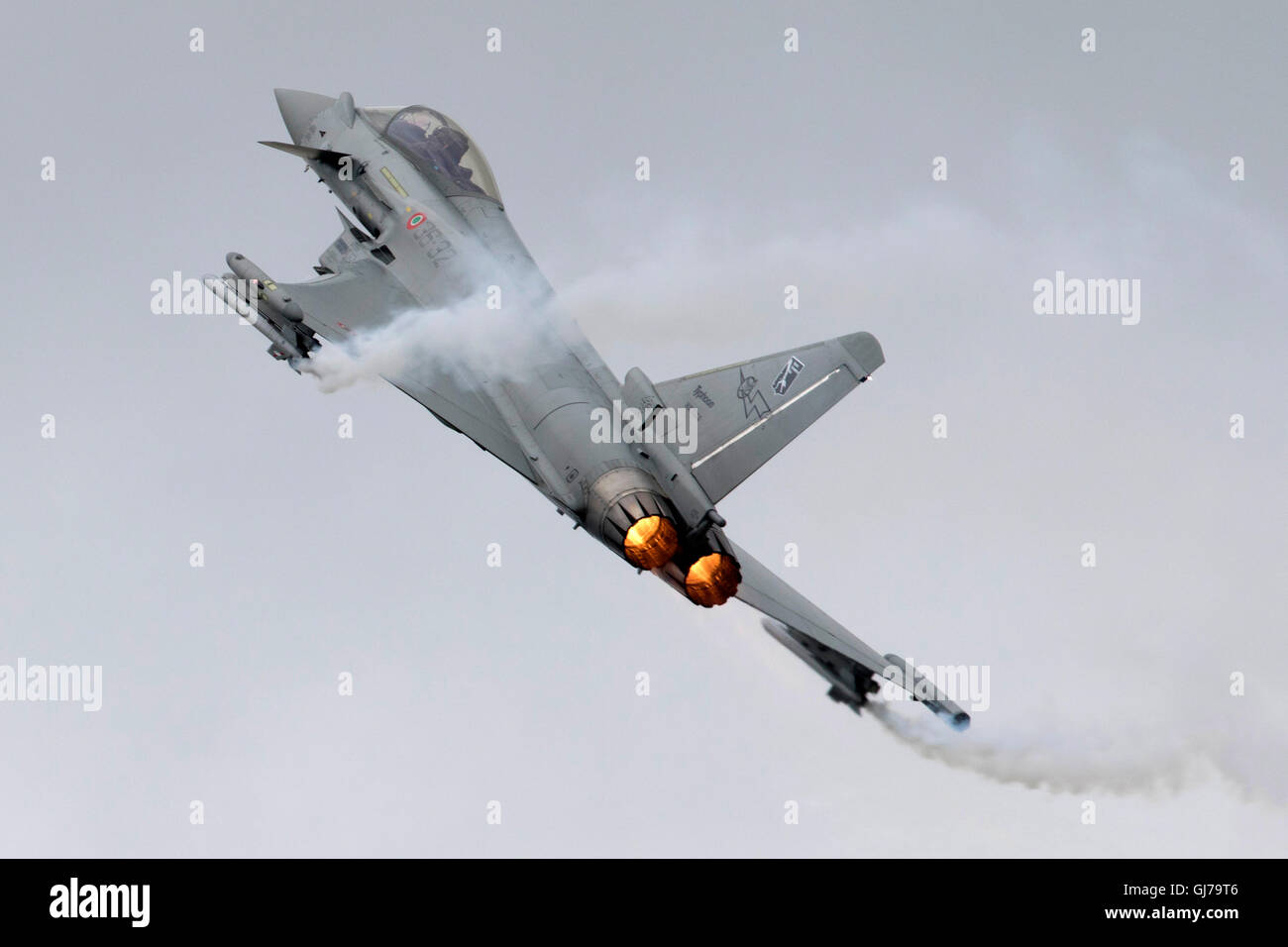 Spanish Air Force Eurofighter EF2000 al RIAT 2016, Royal International Air Tattoo Foto Stock