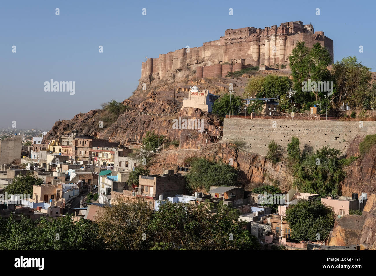 Forte Mehrangarh di Jodhpur Foto Stock