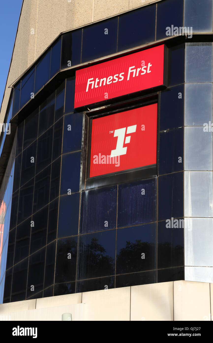 Fitness First su Macquarie Street, Parramatta, Western Sydney. Foto Stock