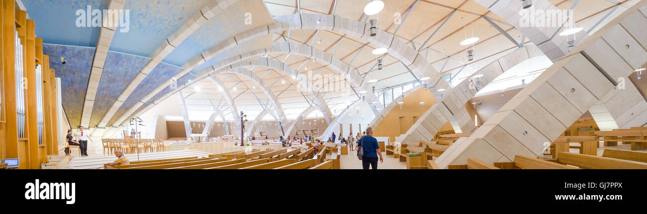 San Giovanni Rotondo moderna chiesa Padre Pio Renzo Piano Foto Stock