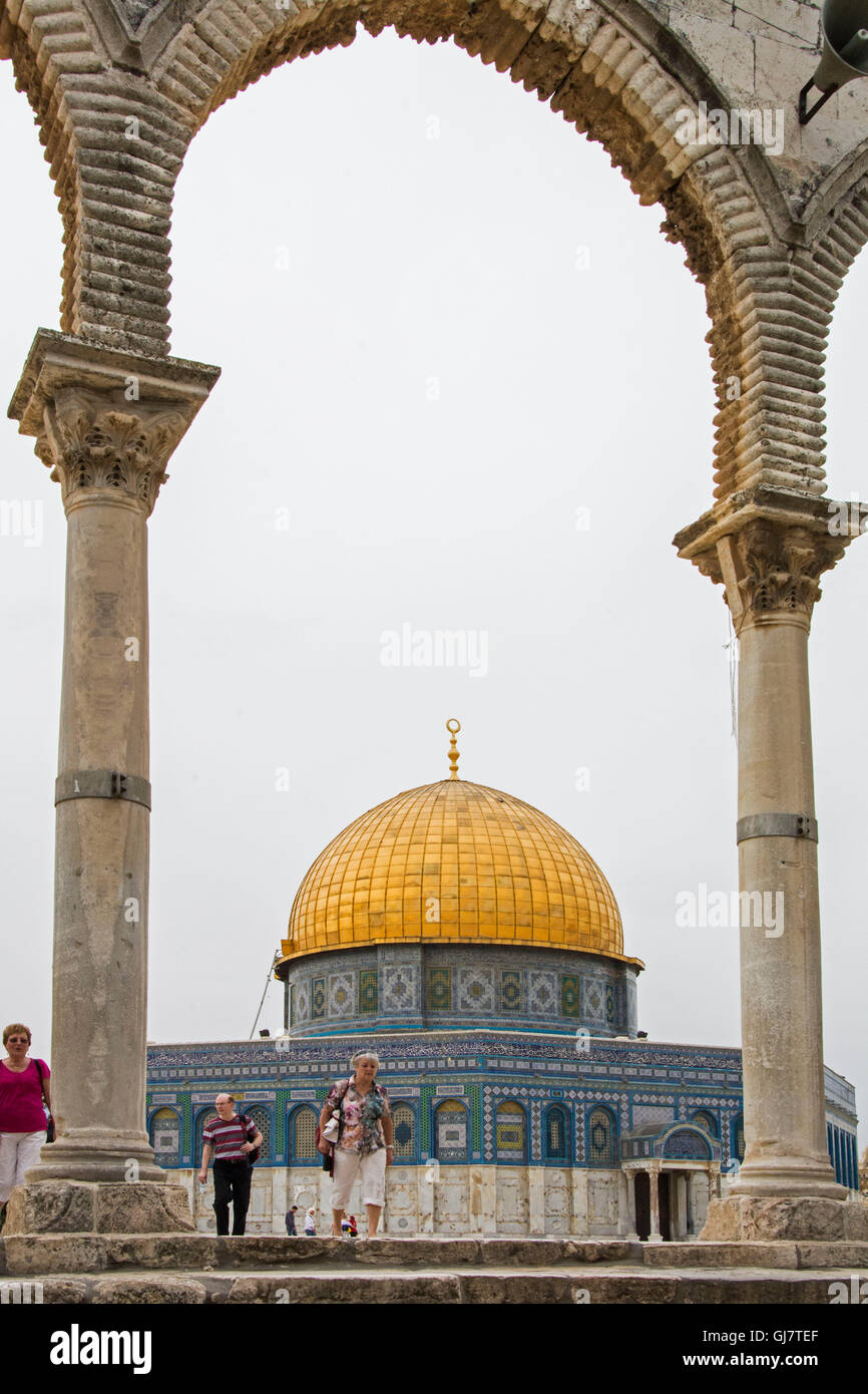 Israele, Gerusalemme, Montagna del Tempio e Cupola della roccia, a