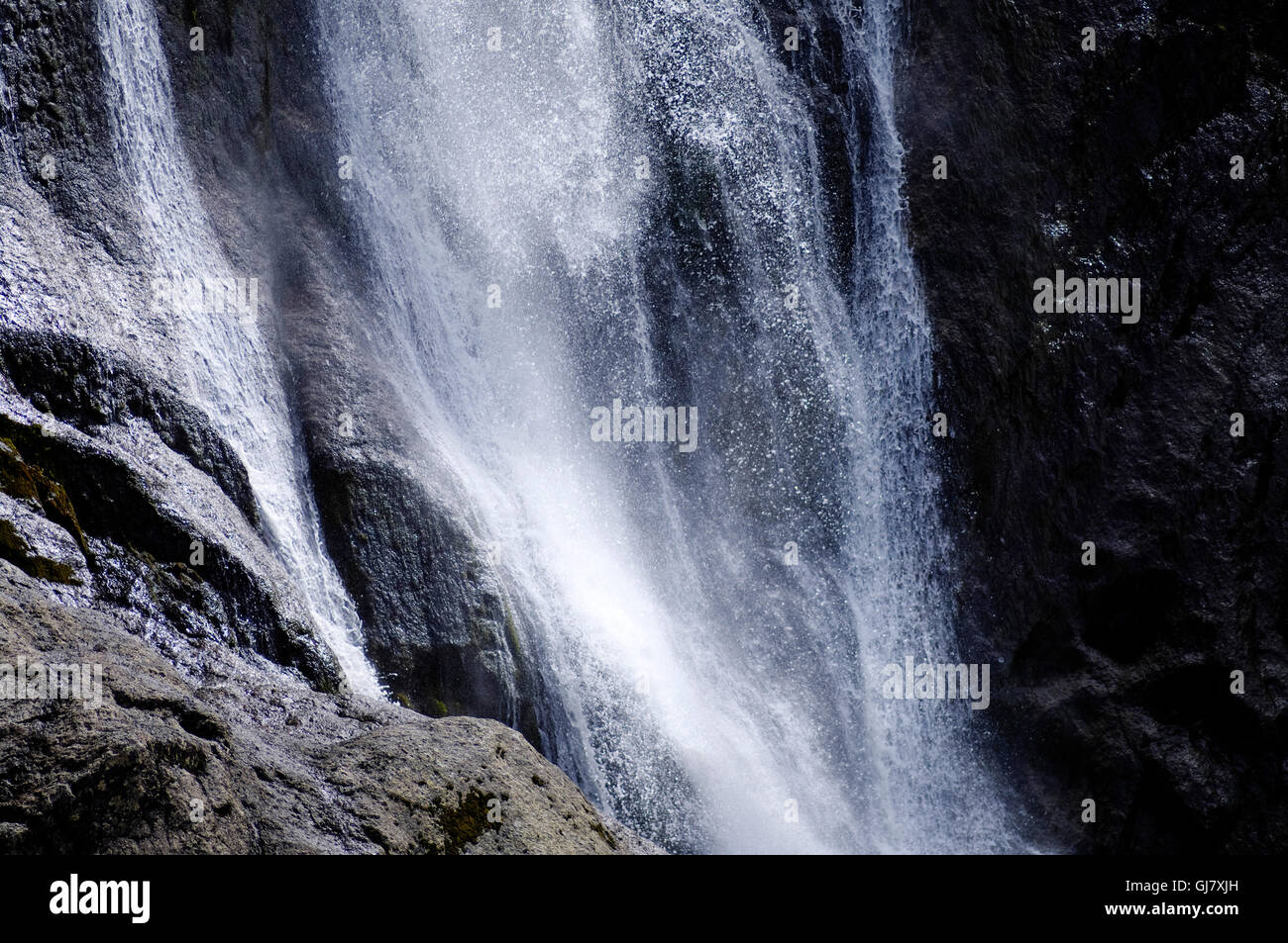 Aber Falls North Wales, Regno Unito, Foto Stock