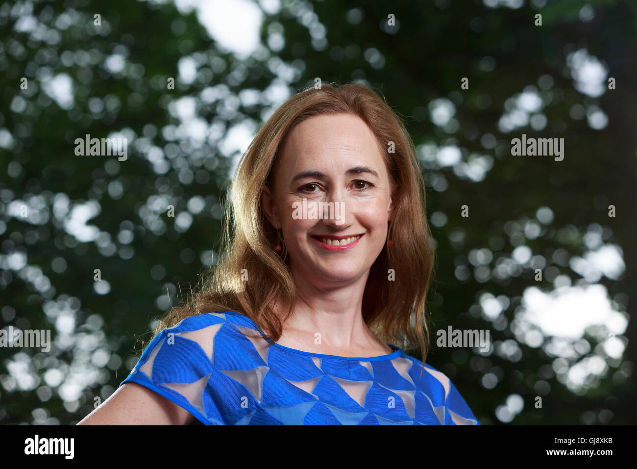 Edinburgh, Regno Unito. 14 Ago, 2016. Edinburgh International Book Festival 2° giorno. Edinburgh International Book Festival avrà luogo a Charlotte Square Gardens. Edimburgo. Foto di Sophie Kinsella. Credito: pak@ Mera/Alamy Live News Foto Stock