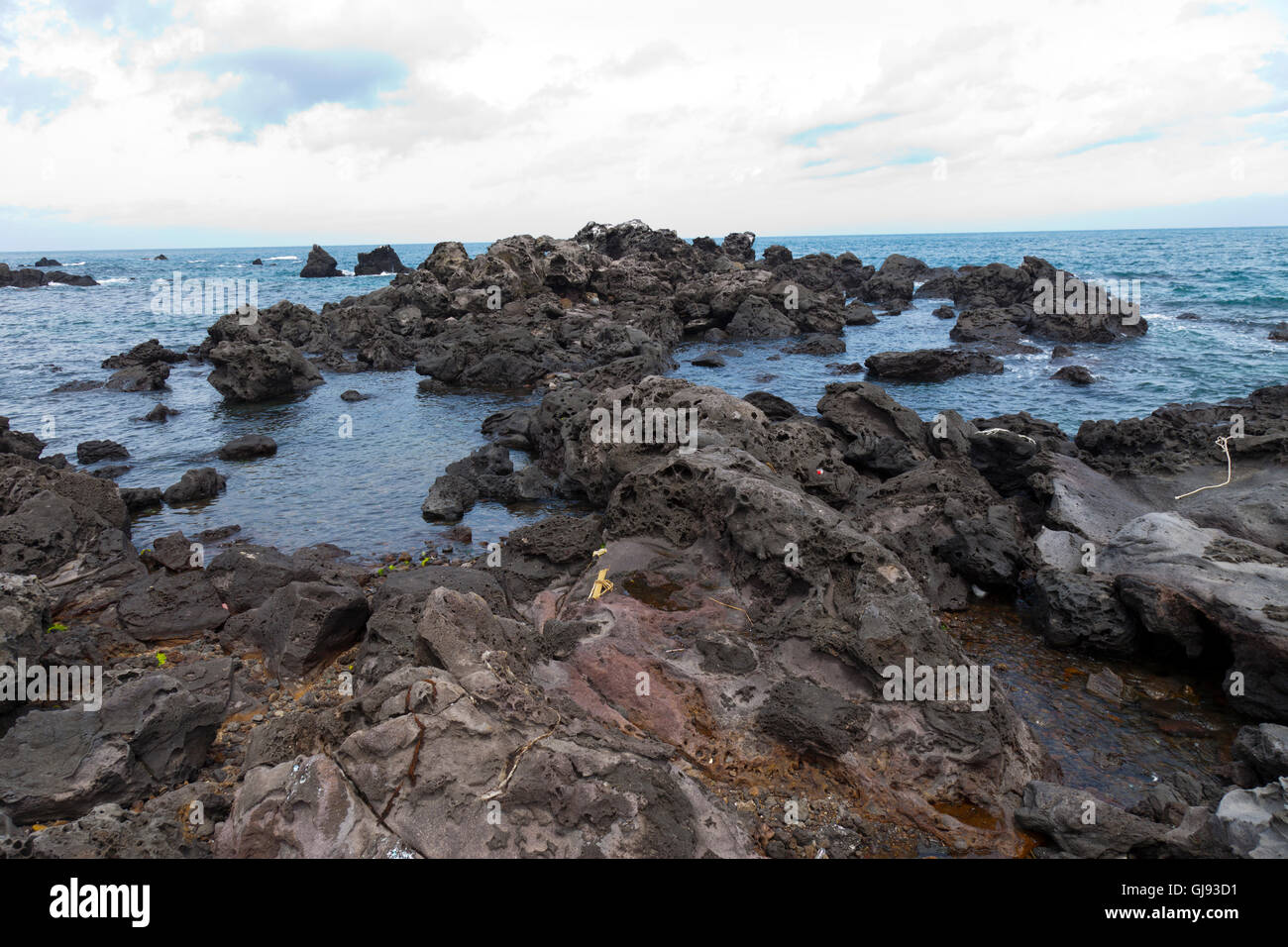 Jeju Island Beach Foto Stock