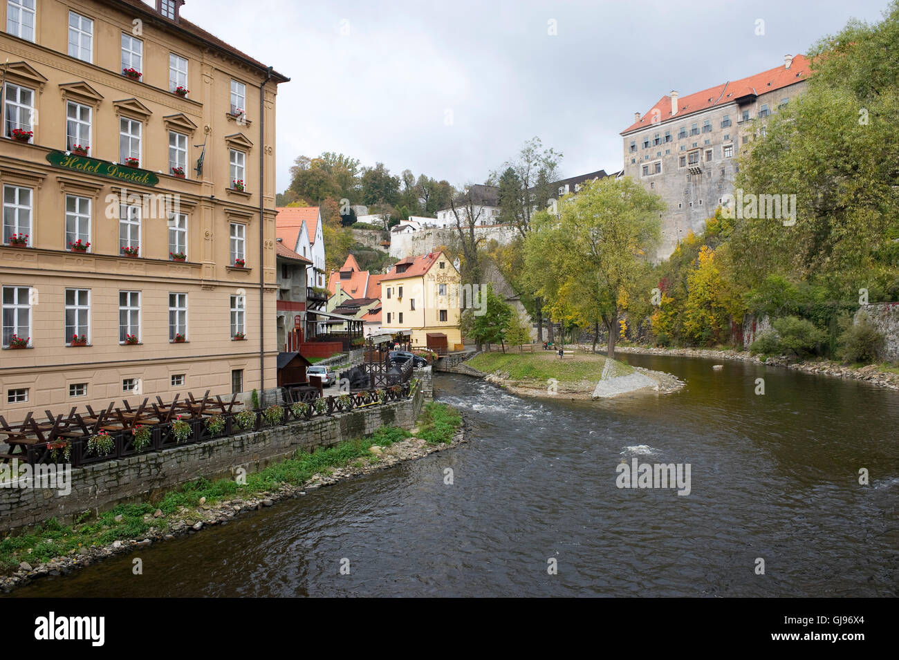 Jiekekelu Mei amore Città Vecchia (Krumlov) Moldava Foto Stock