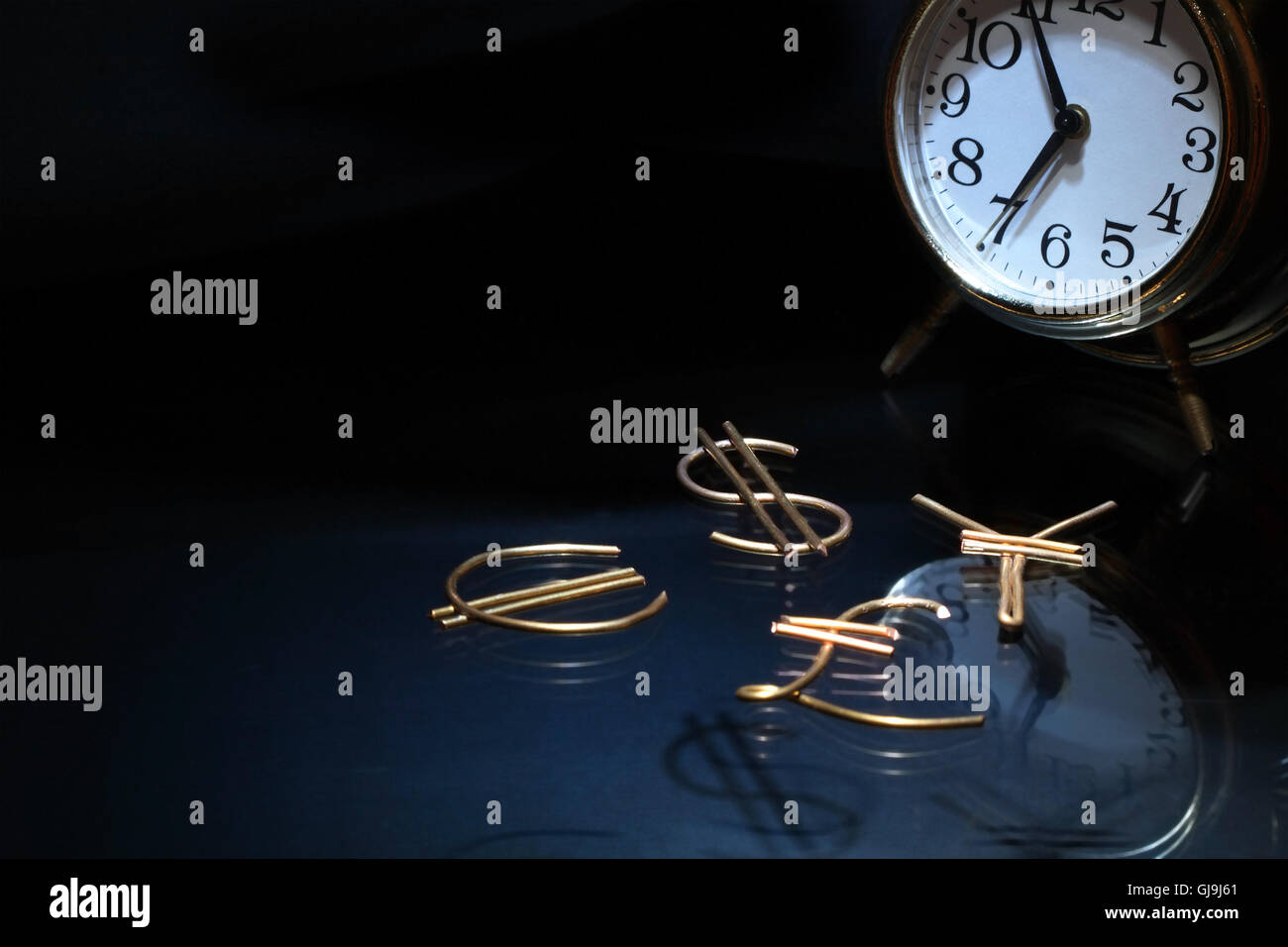 Il tempo è denaro Foto Stock