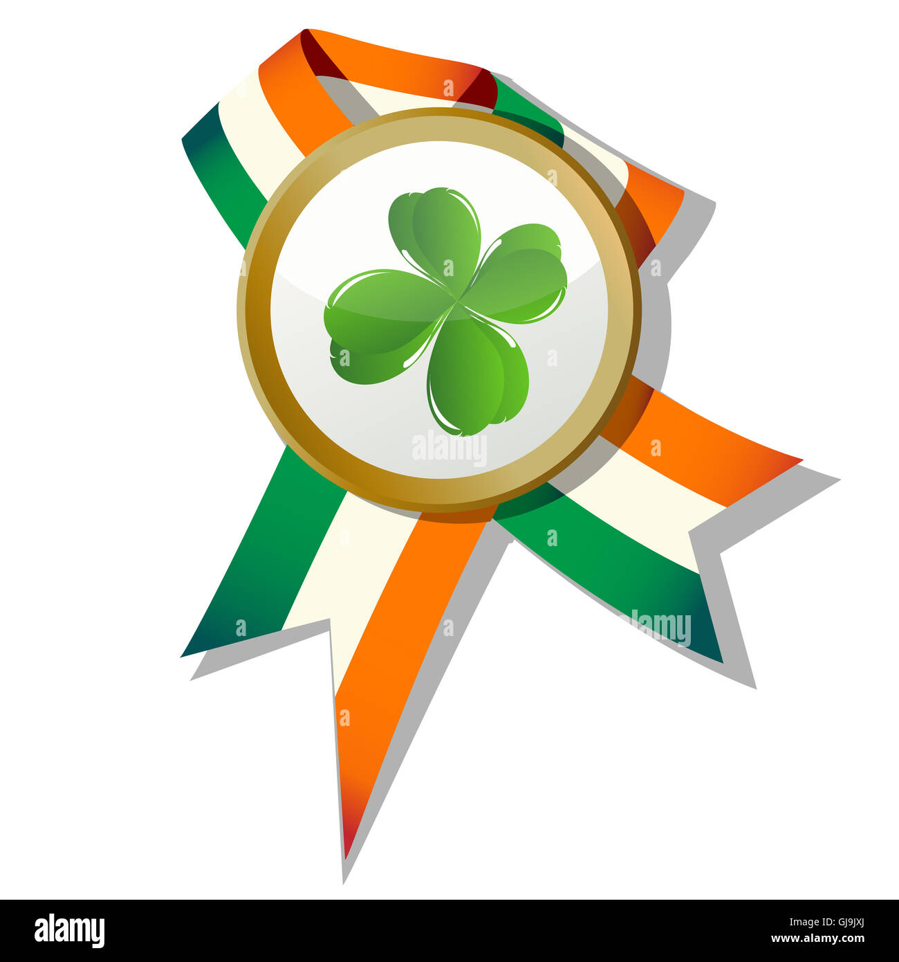 St.Patrick badge Foto Stock